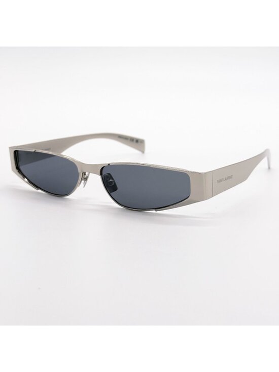 New Saint Laurent Sunglasses Silver Metal Sunglasses SL739 001 main image 6